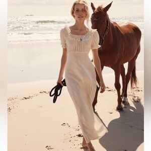 ISO Rowan dress XS in Nutmilk